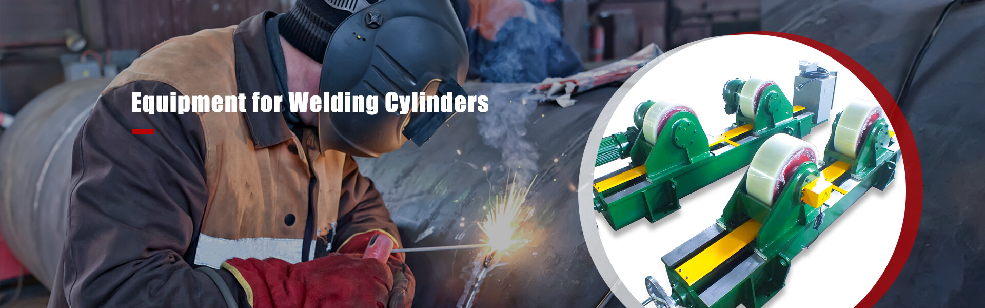 equipment for welding cylinders